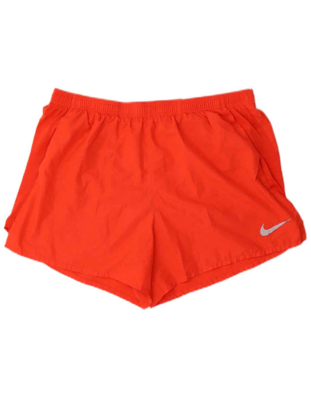 Nike Womens Dri Fit Sport Shorts UK 20 2XL  Orange Polyester