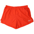 Nike Womens Dri Fit Sport Shorts UK 20 2XL  Orange Polyester