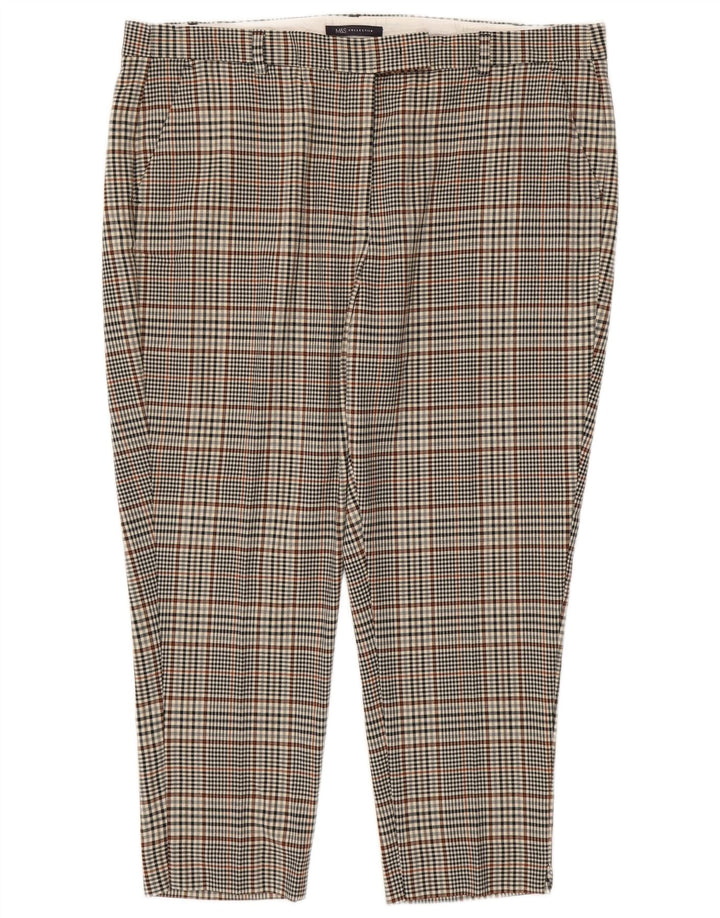 Marks & Spencer Womens Cropped Trousers UK 20 2XL W40 L25 Multicoloured