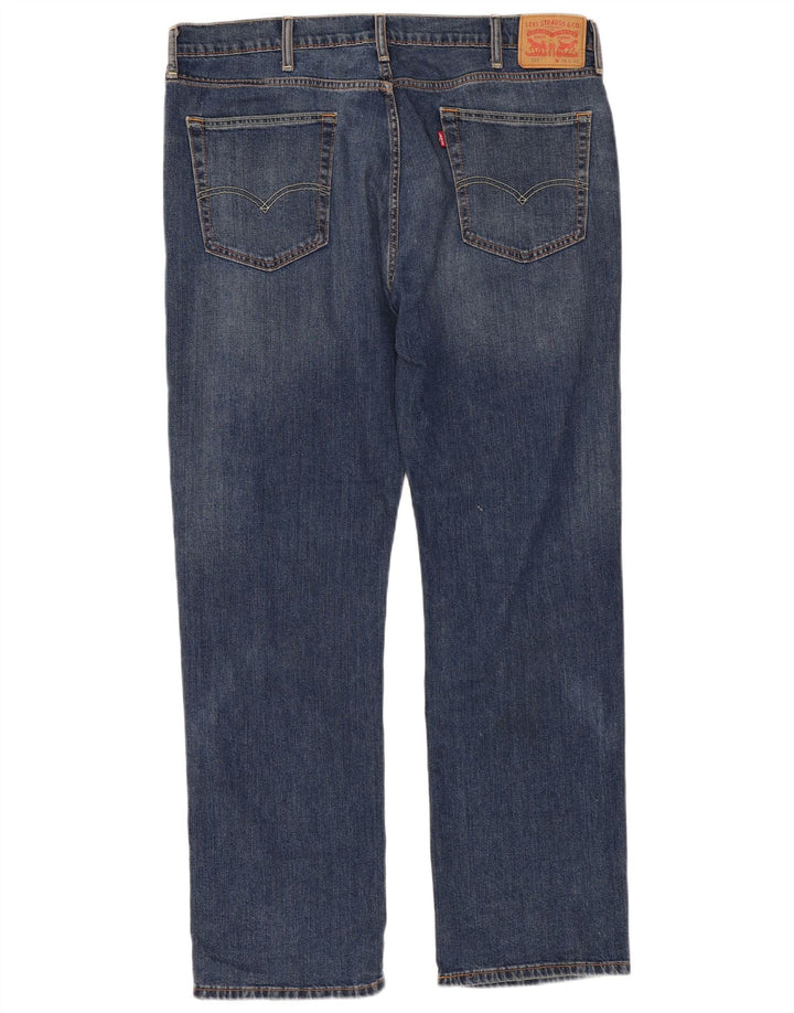 Levi's Mens 514 Straight Jeans W38 L32 Blue Cotton