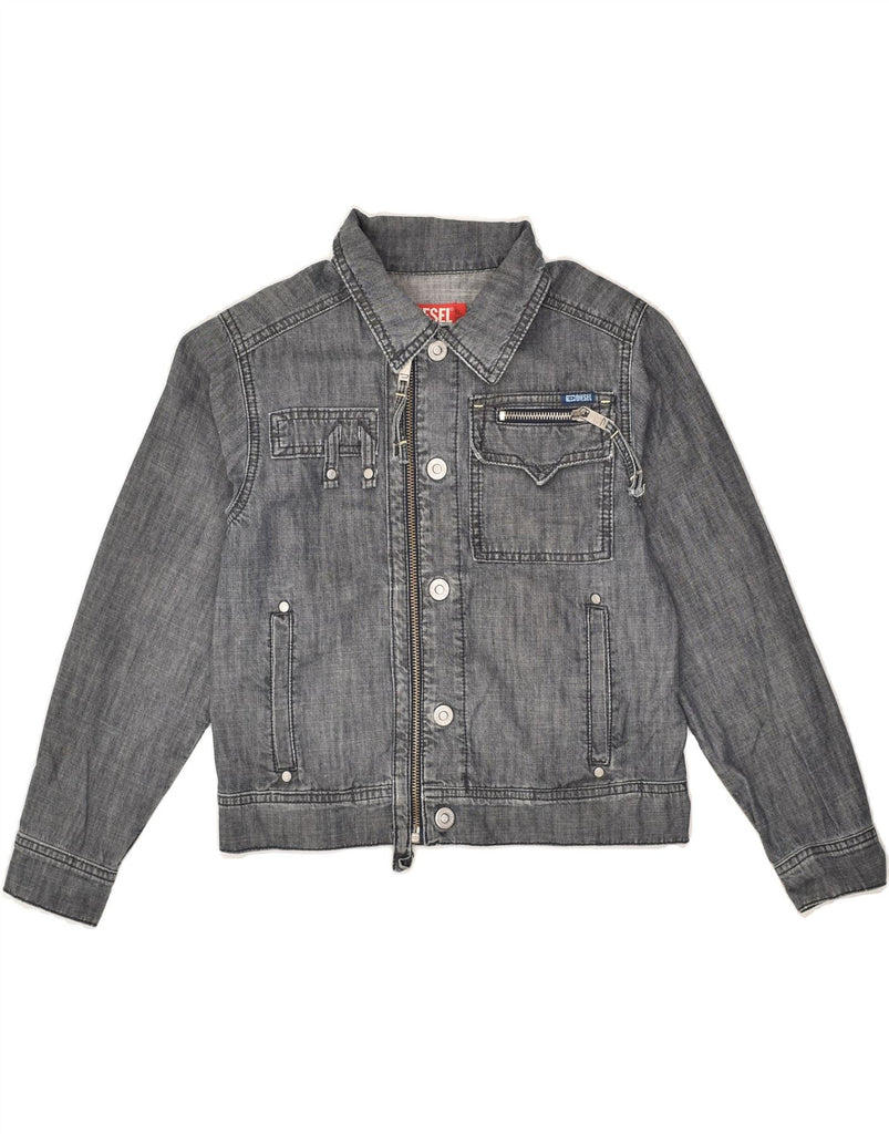 DIESEL Boys Denim Jacket 6-7 Years Small Grey Cotton | Vintage Diesel | Thrift | Second-Hand Diesel | Used Clothing | Messina Hembry 