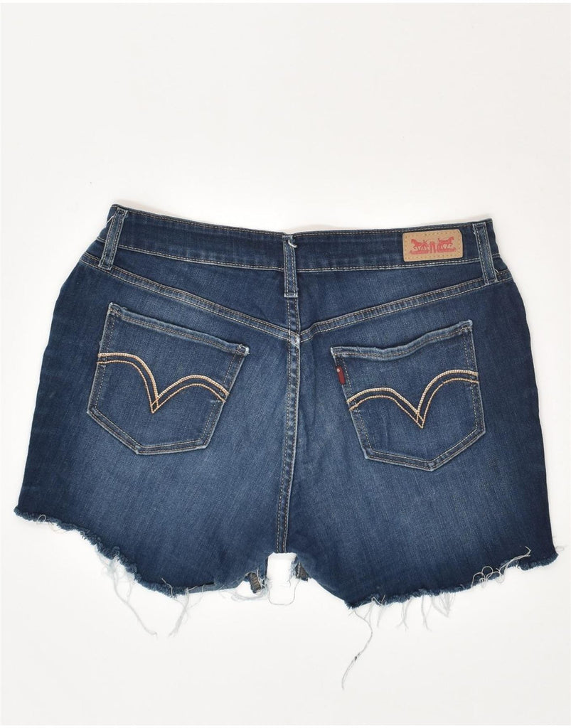 LEVI'S Womens Denim Shorts W31 Medium  Navy Blue Cotton | Vintage Levi's | Thrift | Second-Hand Levi's | Used Clothing | Messina Hembry 