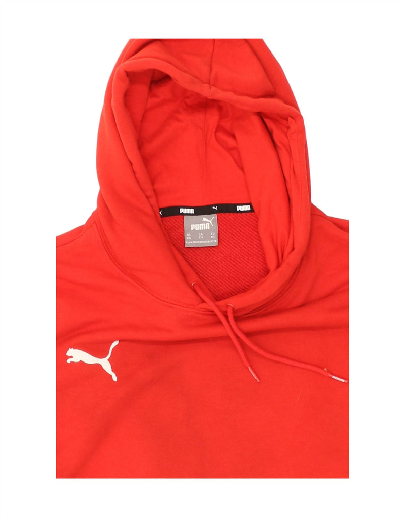 PUMA Mens Hoodie Jumper 2XL Red Cotton | Vintage Puma | Thrift | Second-Hand Puma | Used Clothing | Messina Hembry 