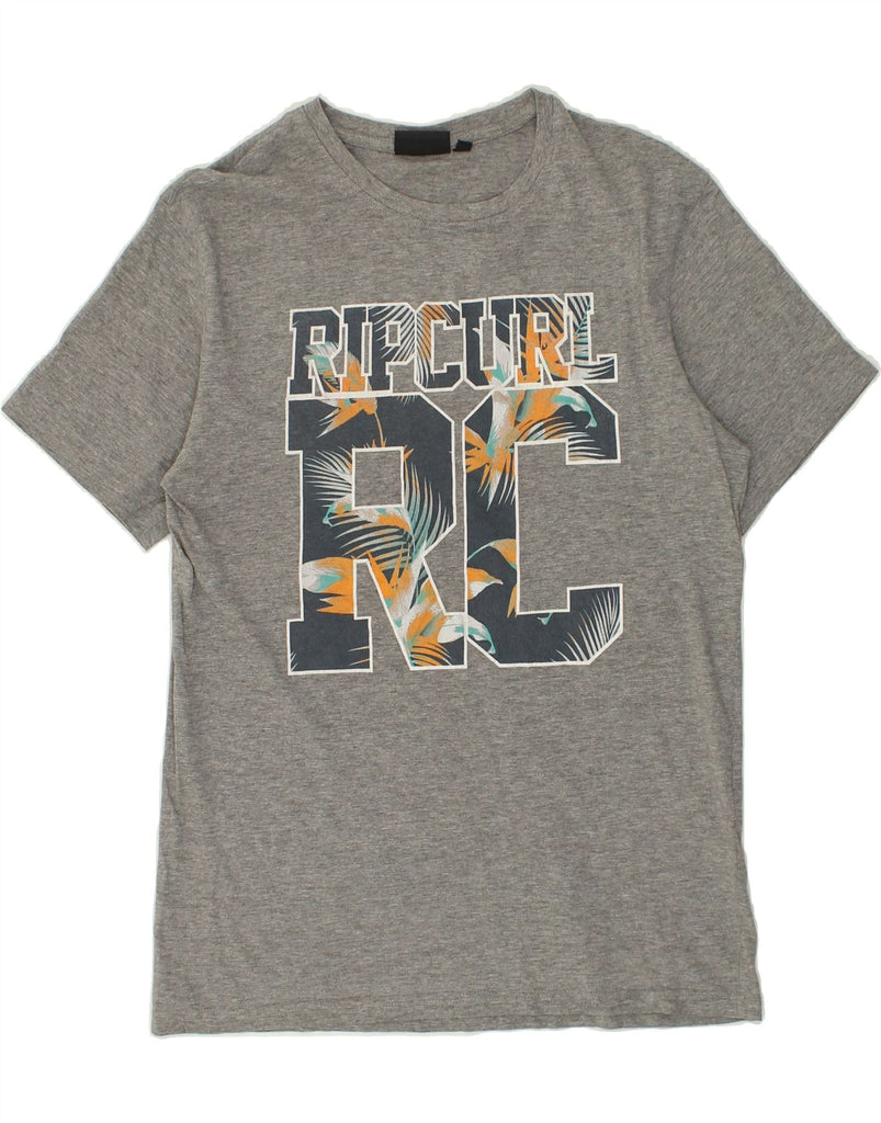 RIP CURL Mens Graphic T-Shirt Top Small Grey Cotton | Vintage Rip Curl | Thrift | Second-Hand Rip Curl | Used Clothing | Messina Hembry 