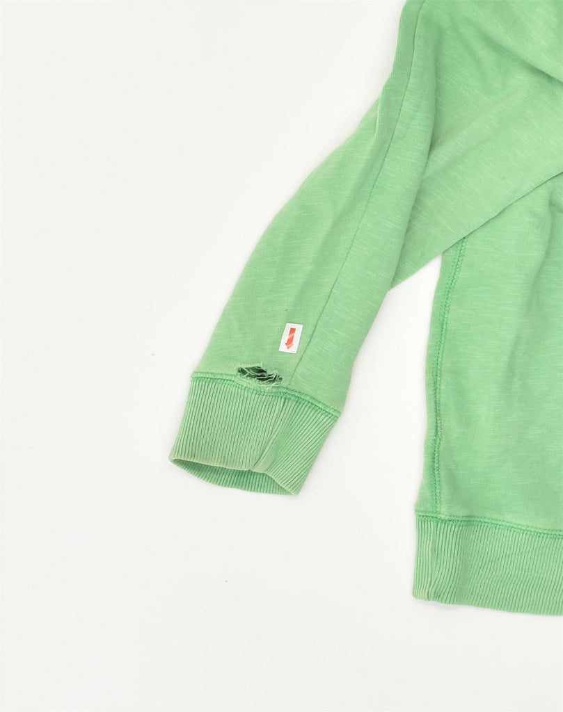 JACK WILLS Mens Zip Hoodie Sweater Small Green Cotton | Vintage Jack Wills | Thrift | Second-Hand Jack Wills | Used Clothing | Messina Hembry 