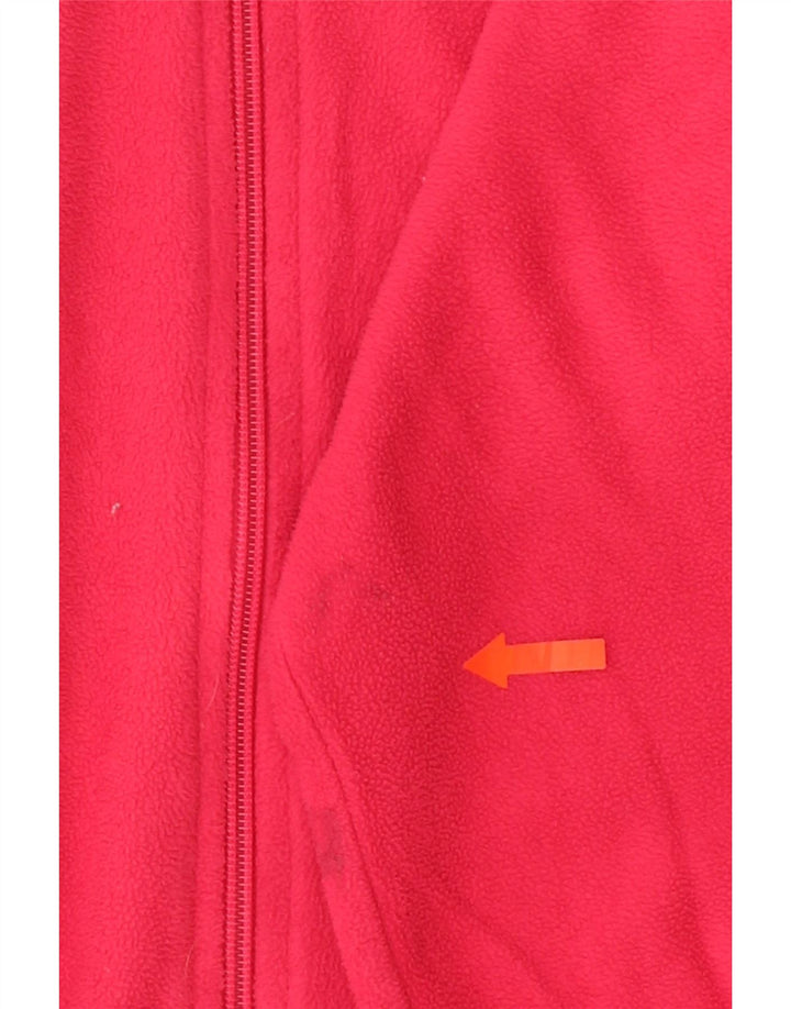 MOUNTAIN WAREHOUSE Womens Fleece Jacket UK 14 Large  Red Polyester Vintage Mountain Warehouse and Second-Hand Mountain Warehouse from Messina Hembry 