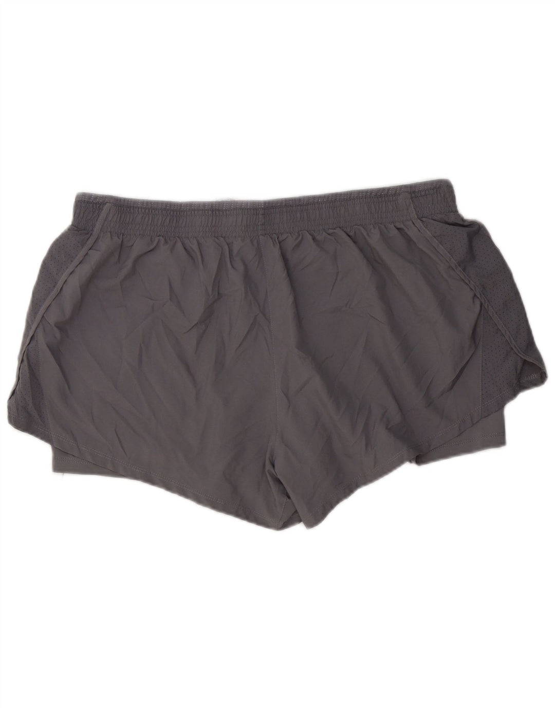 Nike Womens Dri Fit Sport Shorts UK 20 2XL Grey Polyester