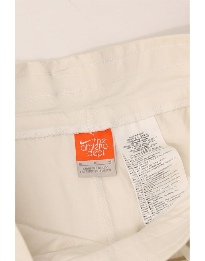 NIKE Womens Sport Shorts UK 12 Medium  Off White Cotton Vintage Nike and Second-Hand Nike from Messina Hembry 
