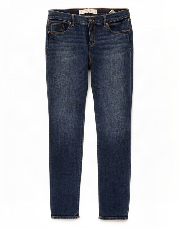 Abercrombie & Fitch Womens Skinny Jeans US 6 Medium W28 L29 Navy Blue