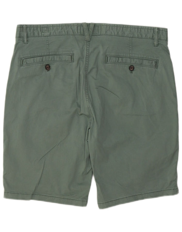 Fat Face Mens Chino Shorts W36 Large Green Cotton