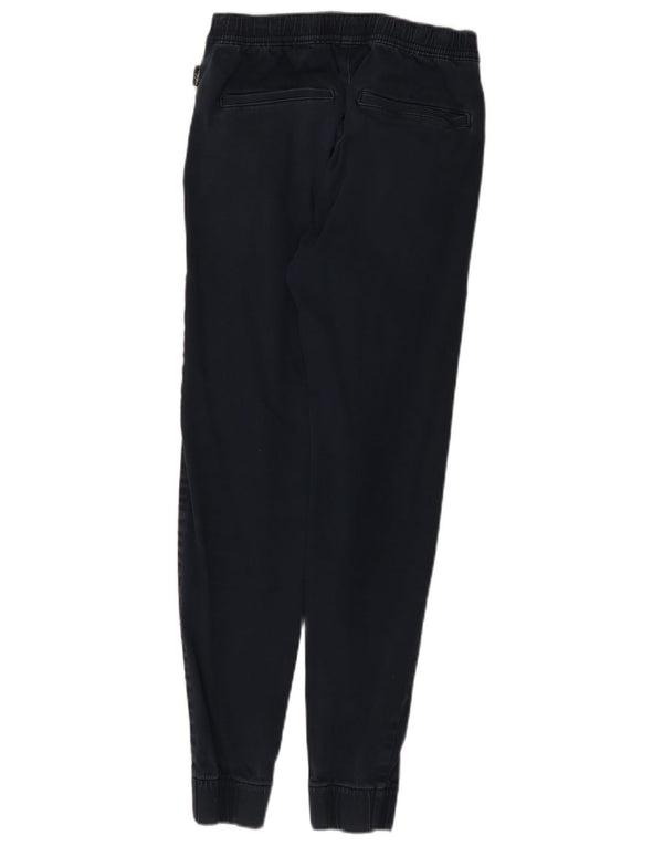Hollister Womens Joggers Chino Trousers XS W25 L27 Navy Blue Cotton