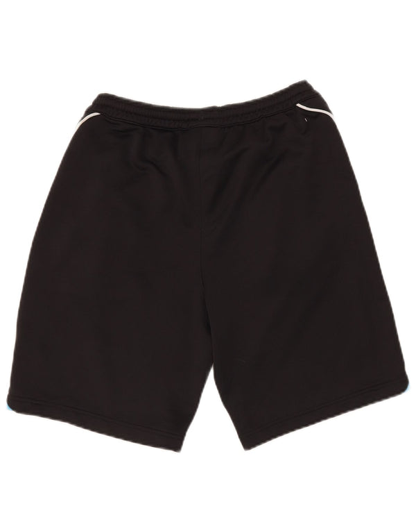 Adidas Boys Sport Shorts 15-16 Years Black Colourblock Polyester