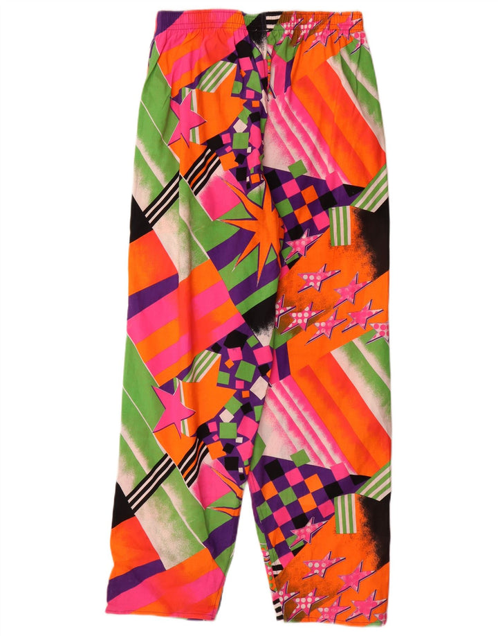 Champion Womens Tracksuit Trousers UK 14 Large Multicoloured Geometric