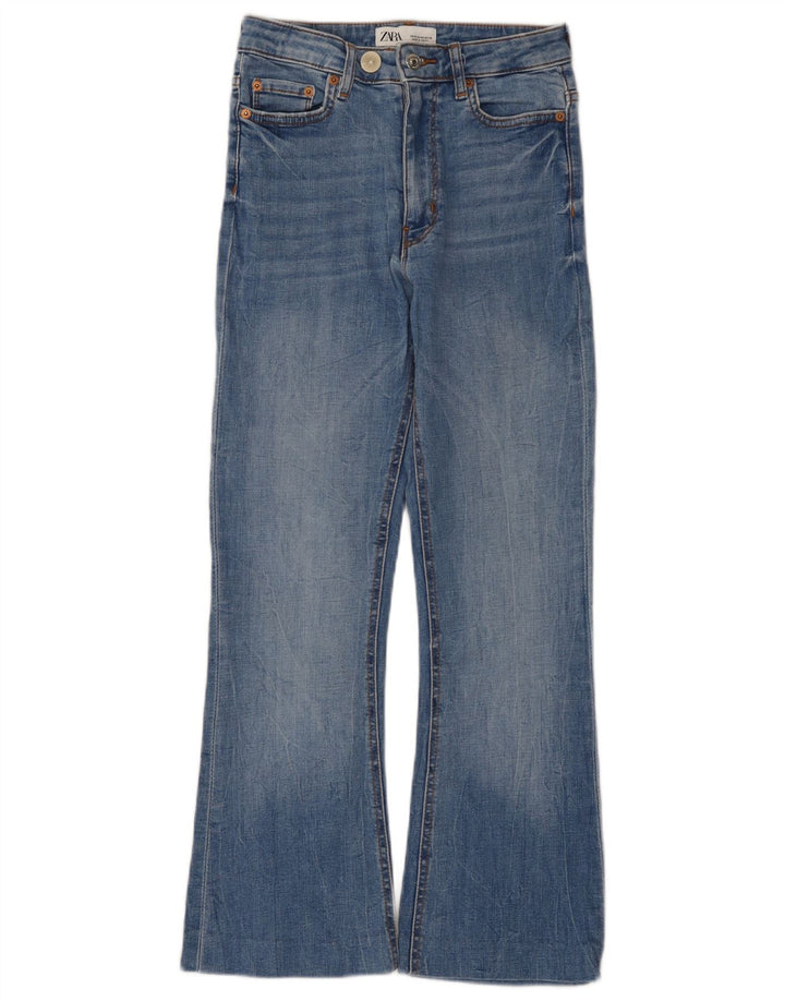 Zara Womens Bootcut Jeans EU 36 XS W26 L26 Blue