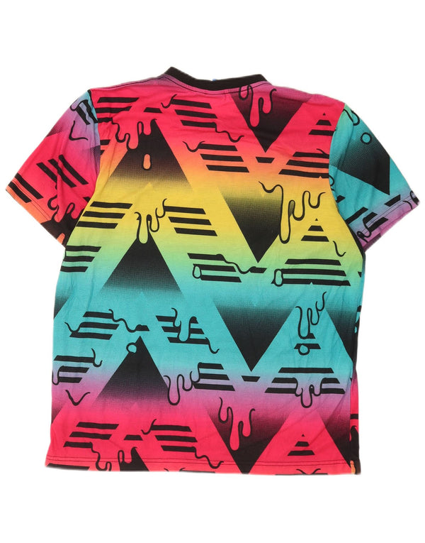 Adidas Mens Graphic T-Shirt Top Large Multicoloured Polyester
