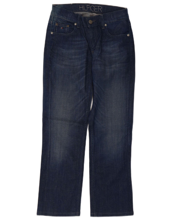 Tommy Hilfiger Boys Straight Jeans 13-14 Years W28 L25 Blue Cotton