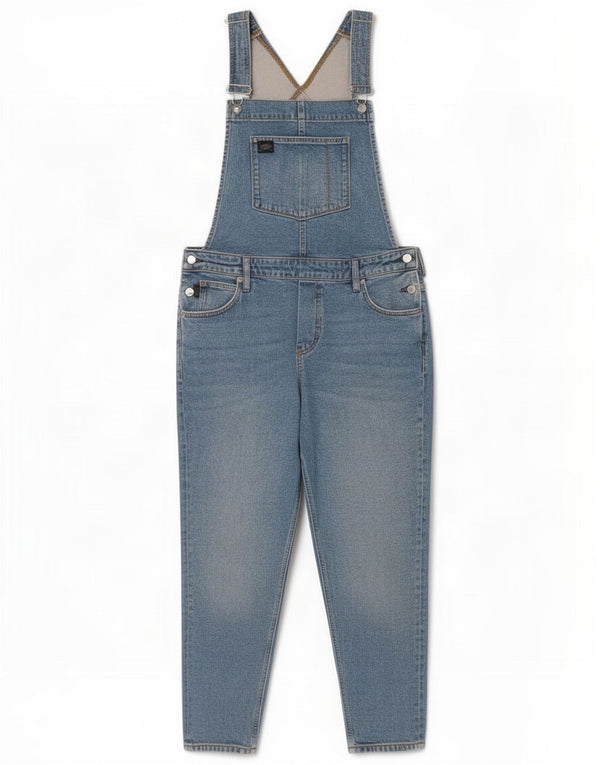 Superdry Womens Dungarees Jeans UK 16 Large W36 L26 Blue Cotton