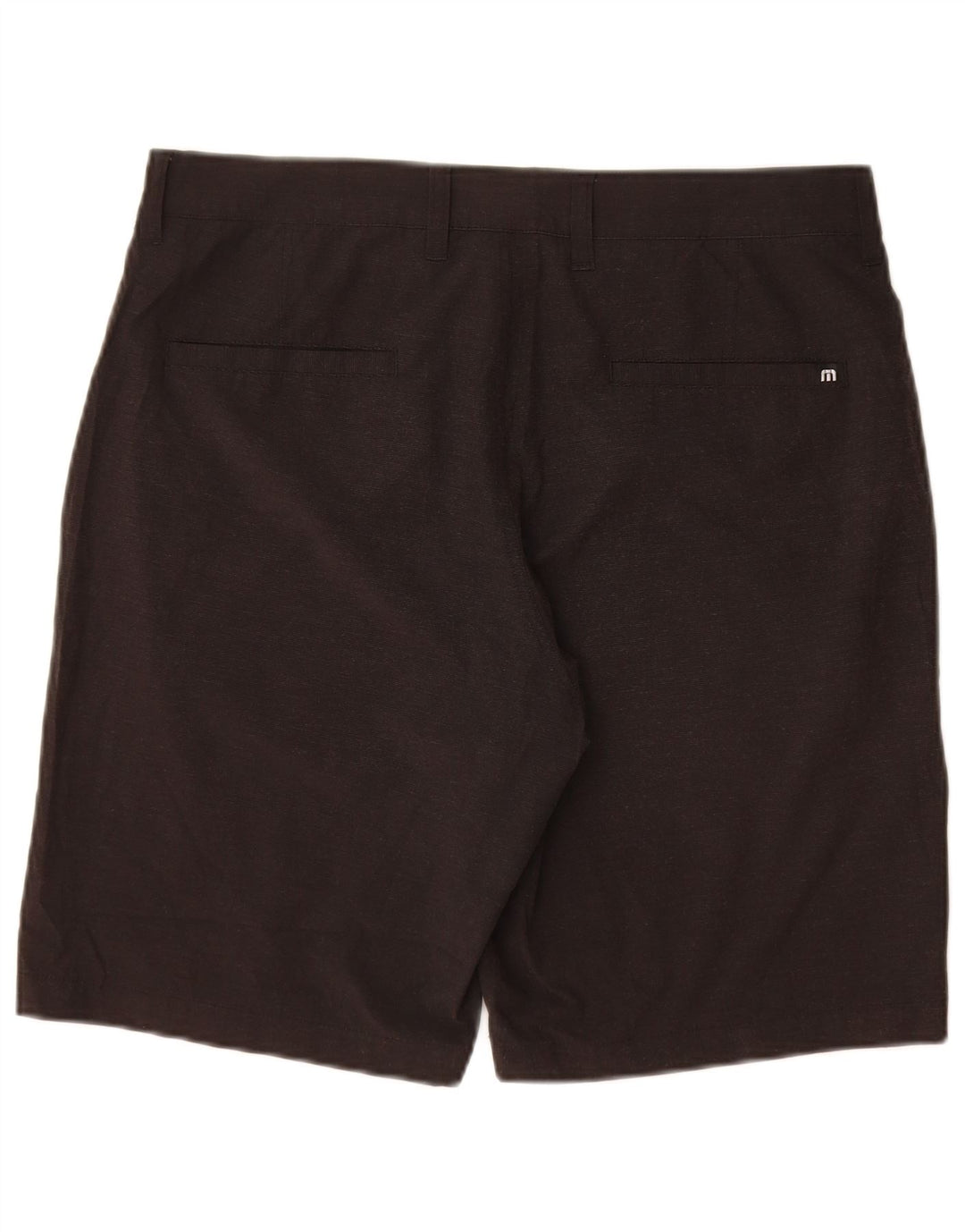 Travis Mathew Mens Chino Shorts W32 Medium  Black Polyester