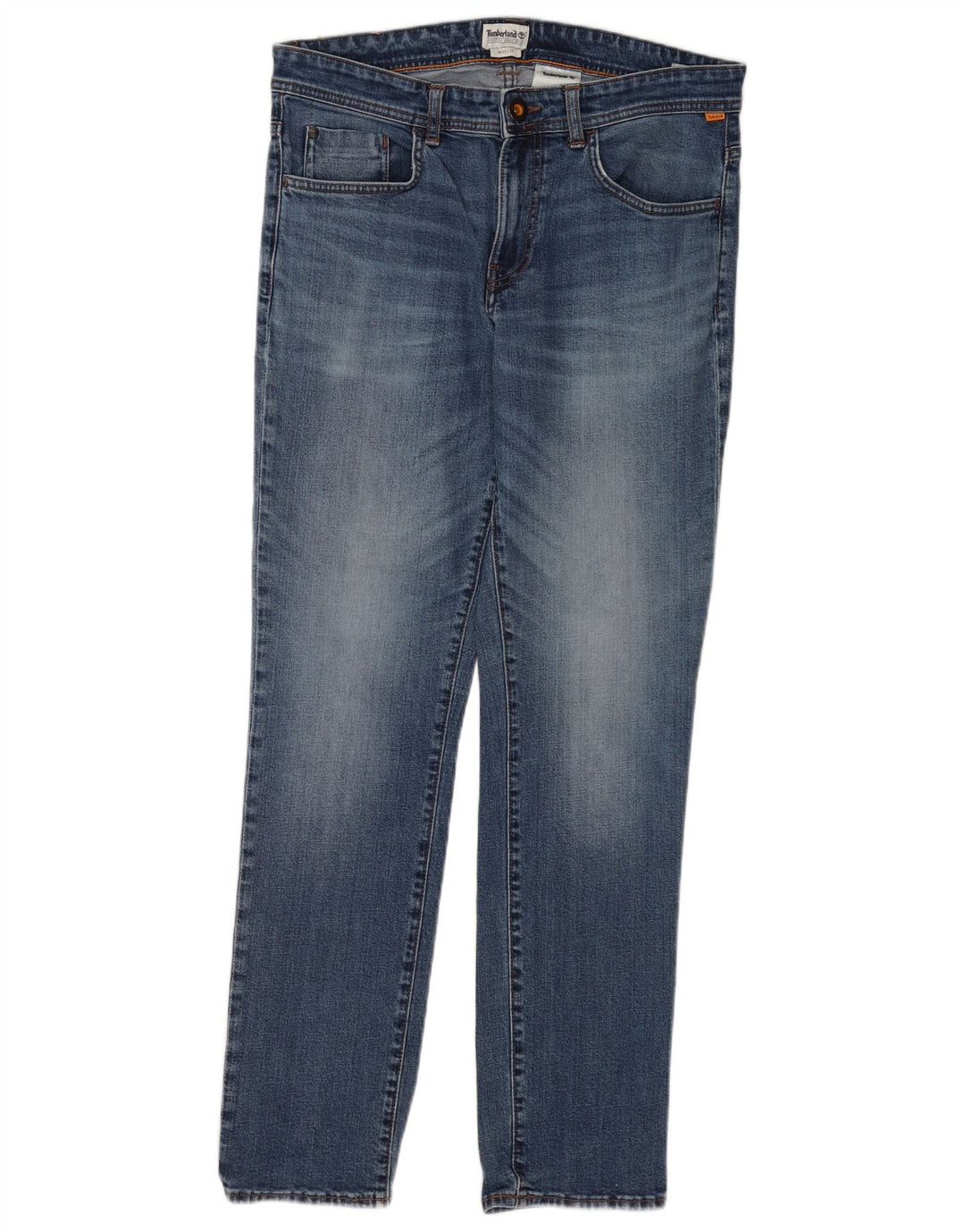 Timberland Mens Slim Jeans W33 L32 Blue Cotton