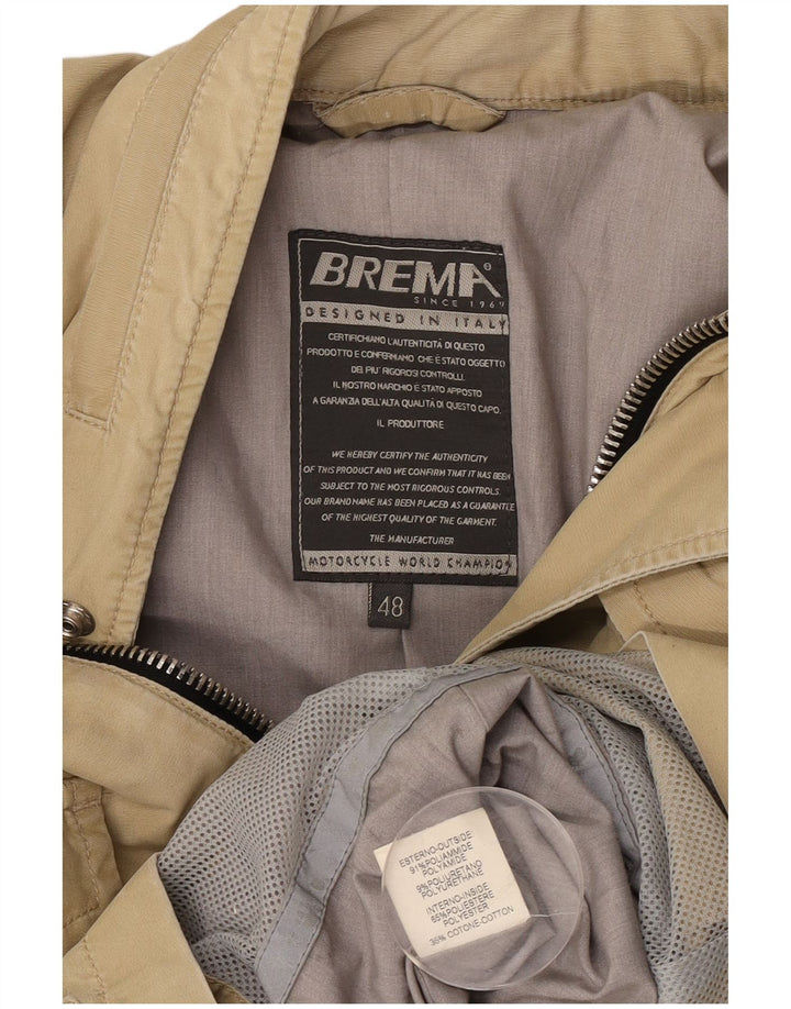 Brema Mens Utility Jacket IT 48 Medium Beige Polyamide