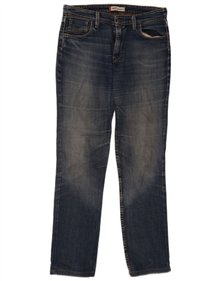 Levi's Womens 627 Straight Jeans W32 L30 Blue