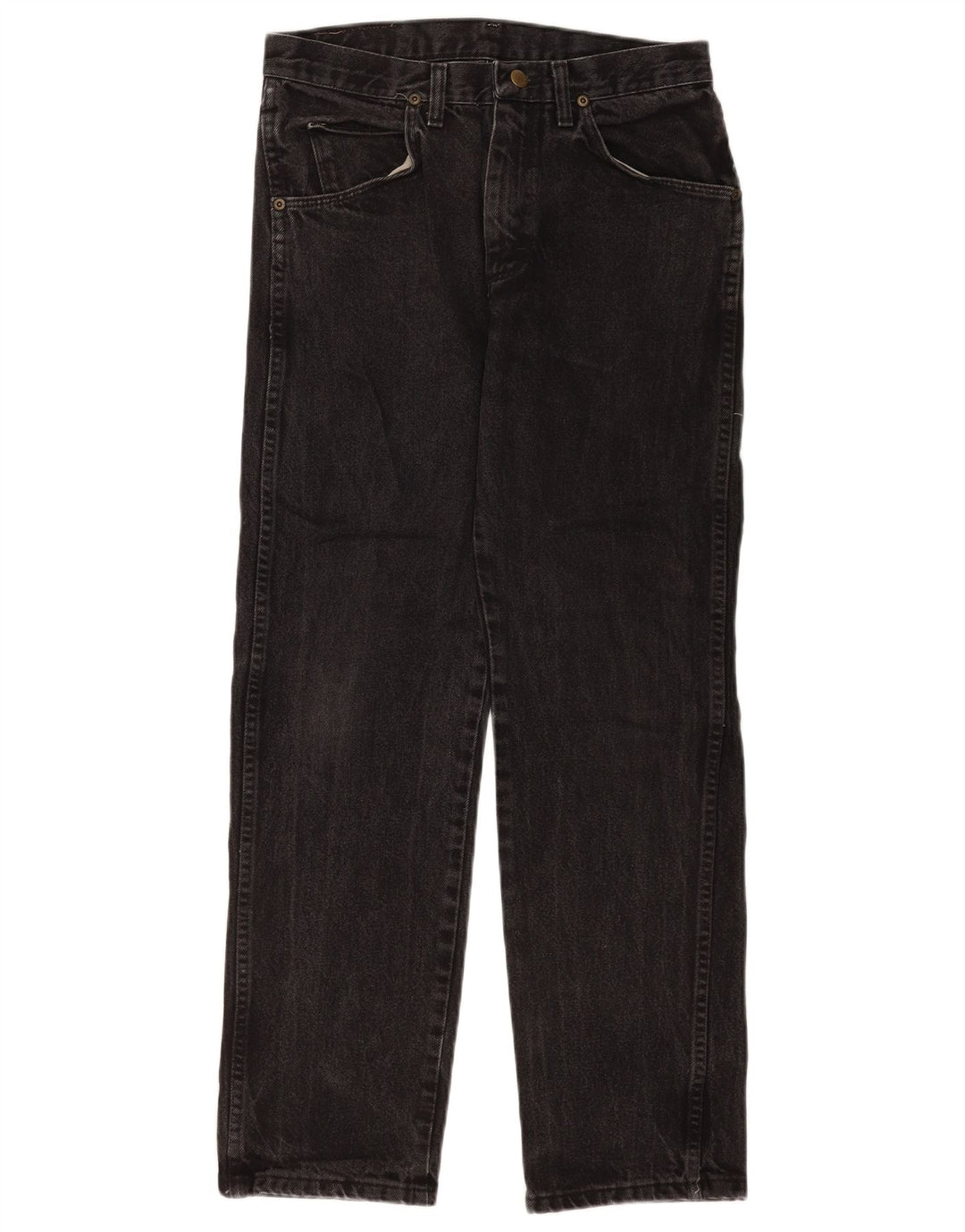 Wrangler Mens Straight Jeans W28 L29 Black