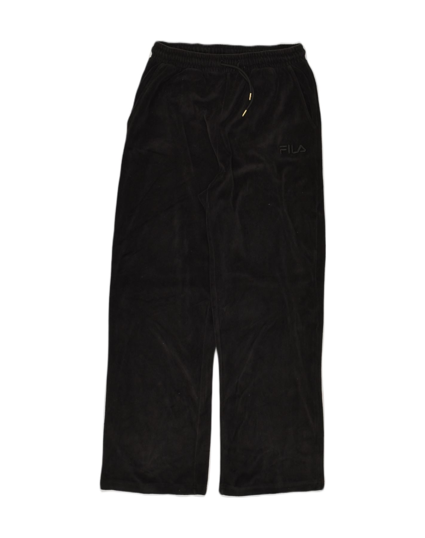 FILA Pantalones de chándal para mujer UK 6 XS Algodón negro