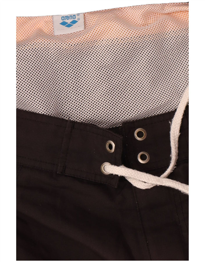 Arena Mens Swimming Shorts Medium  Black Polyester