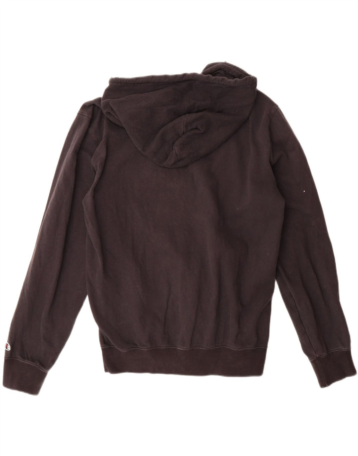 CHAMPION Mens Zip Hoodie Sweater Medium Black Cotton Vintage Champion and Second-Hand Champion from Messina Hembry 