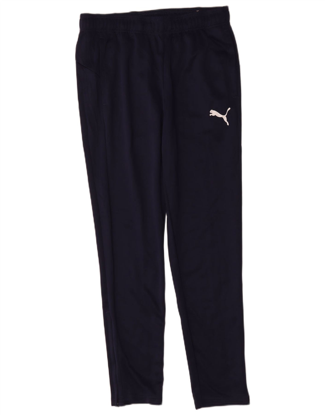 Puma Mens Tracksuit Trousers Large Navy Blue Polyester