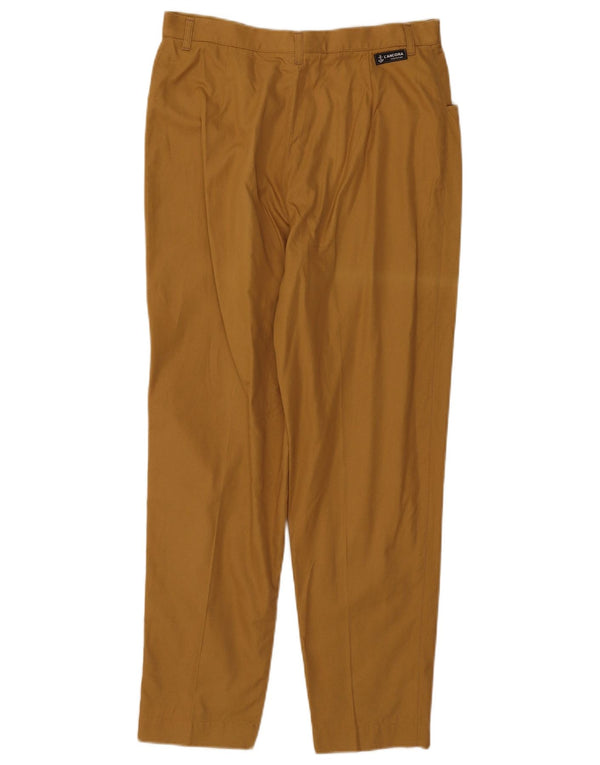 Vintage Womens Tapered Casual Trousers W30 L28 Beige