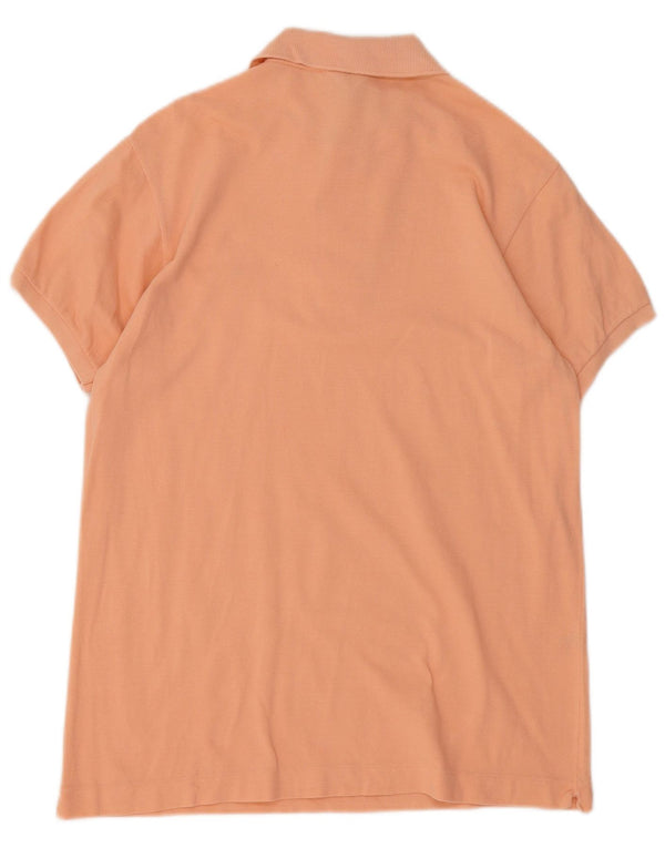 Lacoste Mens Polo Shirt Size 3 Small Pink Cotton