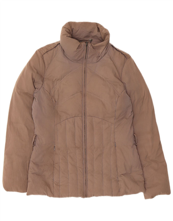 Trussardi Jeans Womens Padded Jacket UK 14 Medium Beige