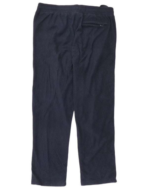 Marks & Spencer Mens Regular Fit Fleece Tracksuit Trousers Large Navy Blue