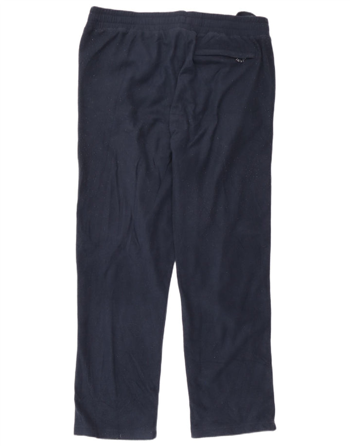 Marks & Spencer Mens Regular Fit Fleece Tracksuit Trousers Large Navy Blue