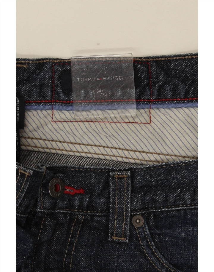 Tommy Hilfiger Mens Straight Jeans W34 L30 Blue