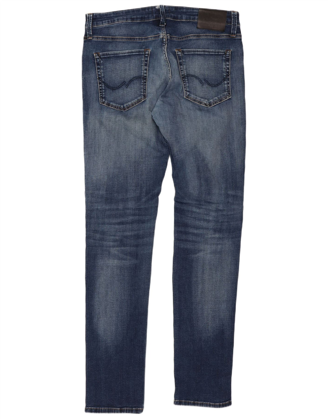Jack & Jones Mens GLENN Slim Jeans W34 L34 Blue Cotton