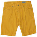 Jack & Jones Mens Casual Shorts Medium W32  Yellow Cotton