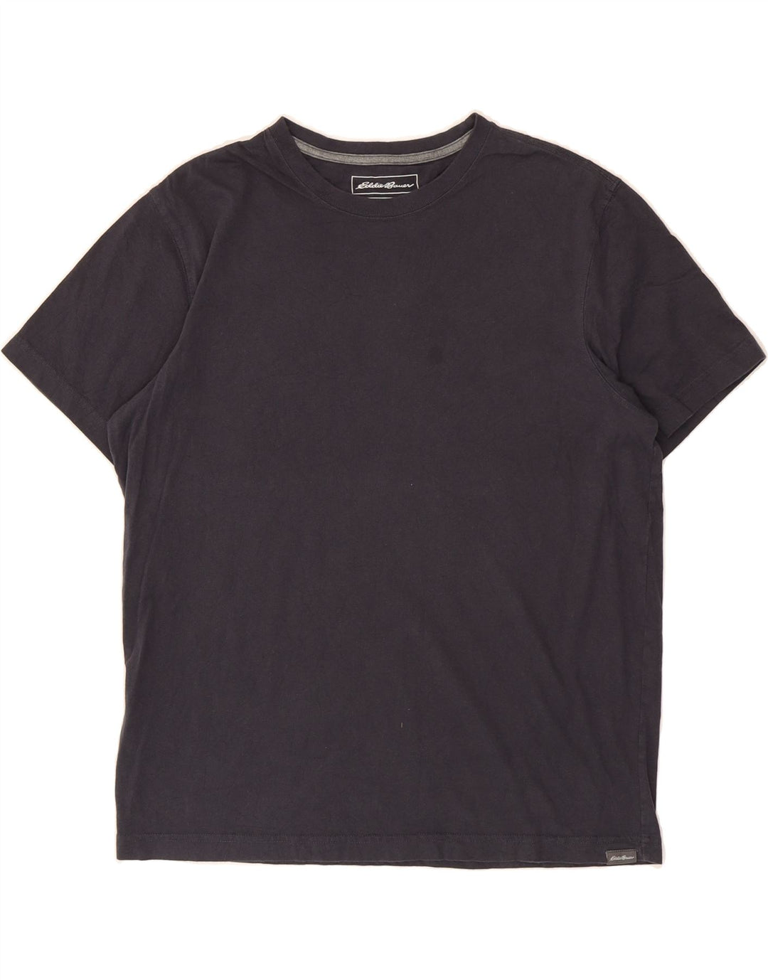 EDDIE BAUER Mens T-Shirt Top Medium Navy Blue Cotton Vintage Eddie Bauer and Second-Hand Eddie Bauer from Messina Hembry 