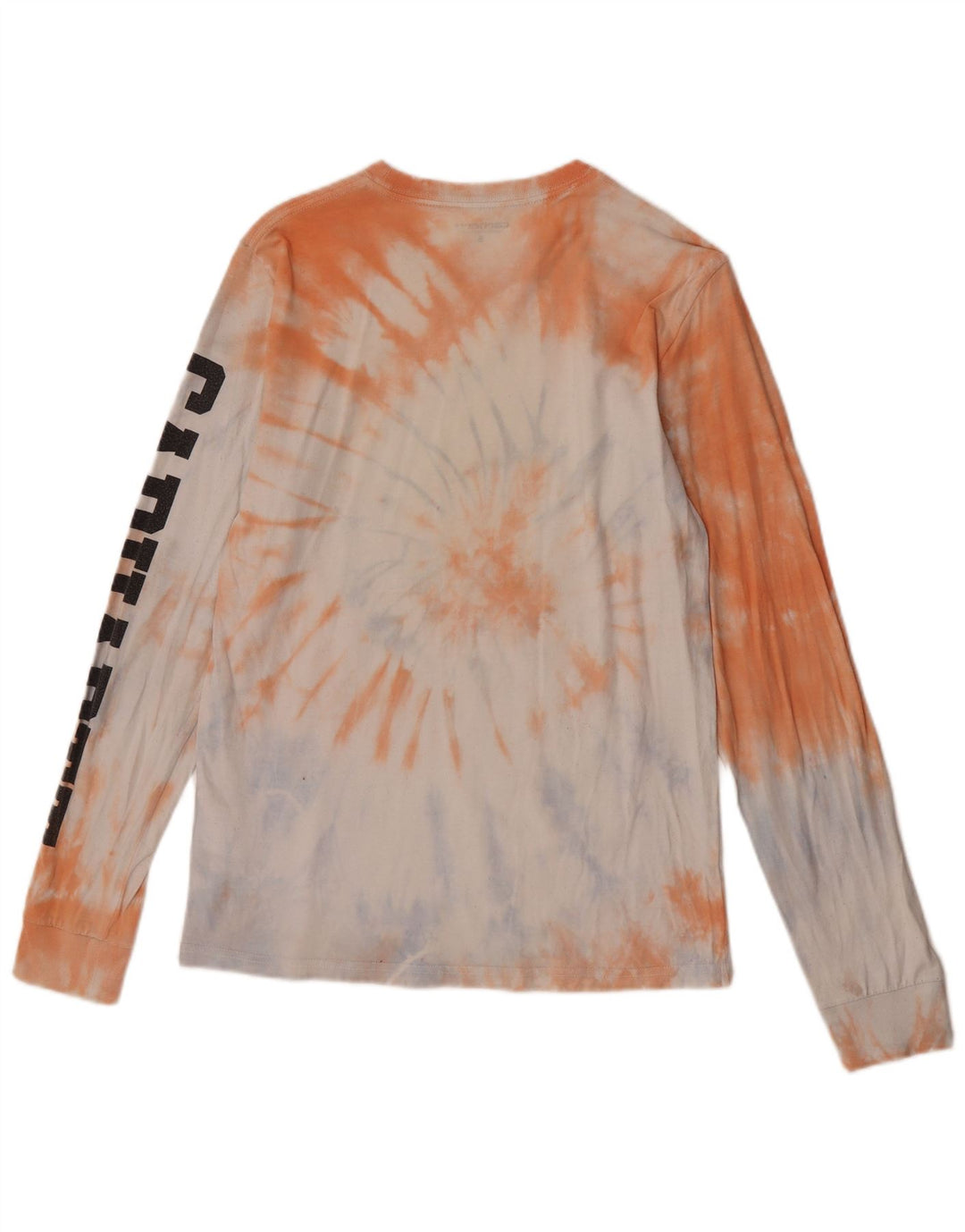 Carhartt Mens Graphic Top Long Sleeve Small Multicoloured Tie Dye Cotton