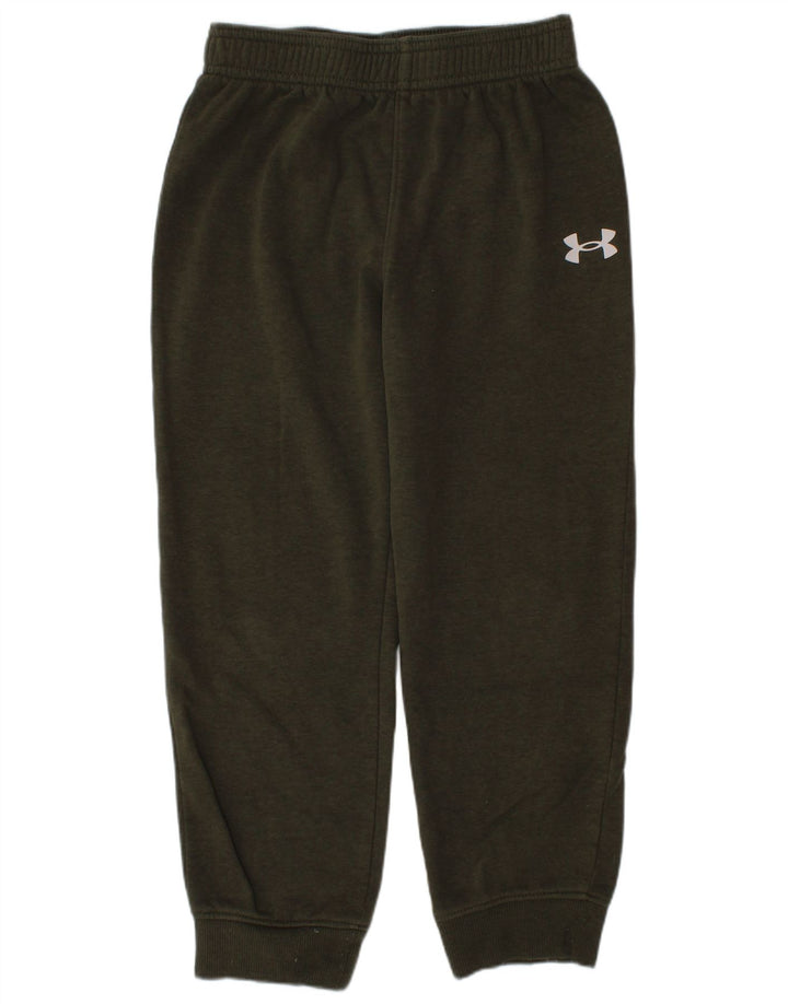 Under Armour Boys Tracksuit Trousers Joggers 6-7 Years  Khaki