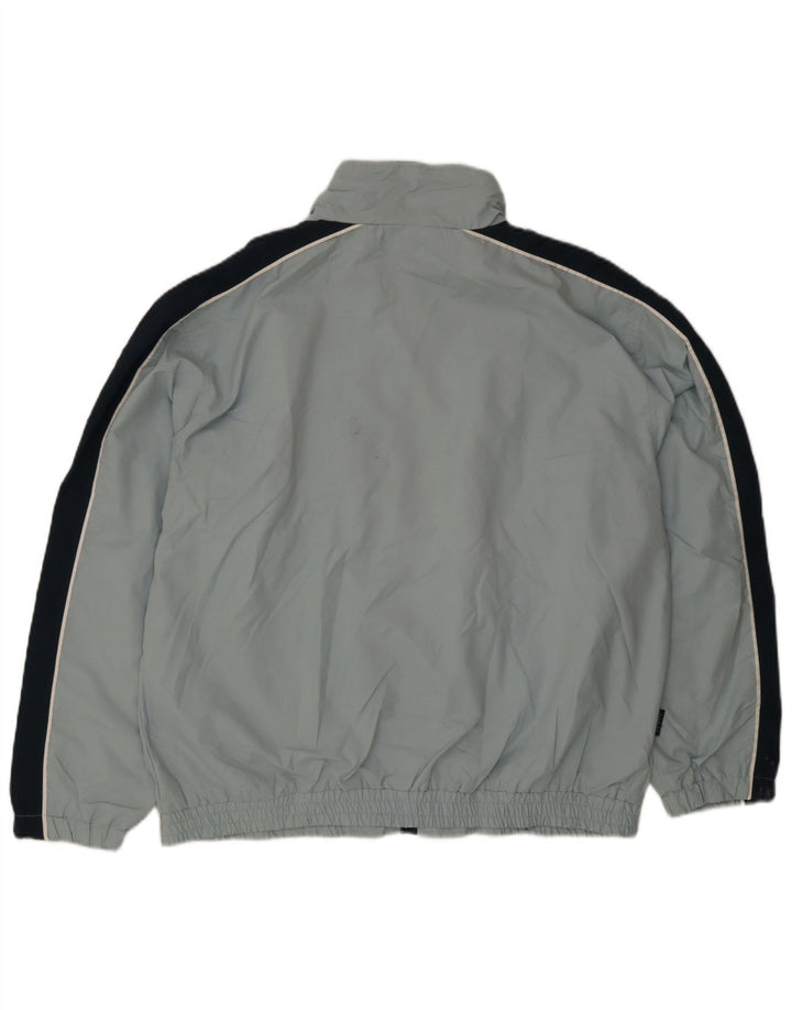 Feroti Mens Windbreaker Jacket UK 42 XL Blue Colourblock Polyester