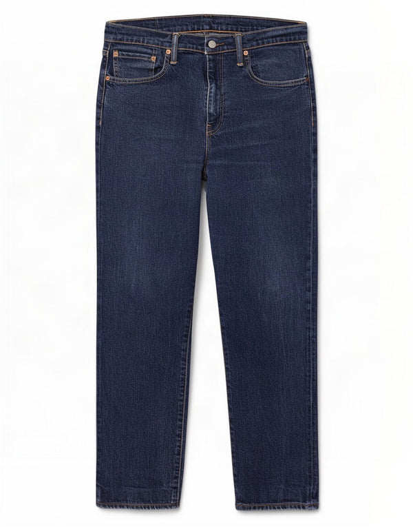 Levi's Mens 502 Tapered Jeans W33 L28 Navy Blue Cotton