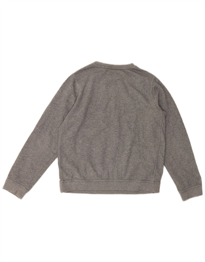 Nike Boys Graphic Sweatshirt Jumper 13-14 Years XL Grey Cotton
