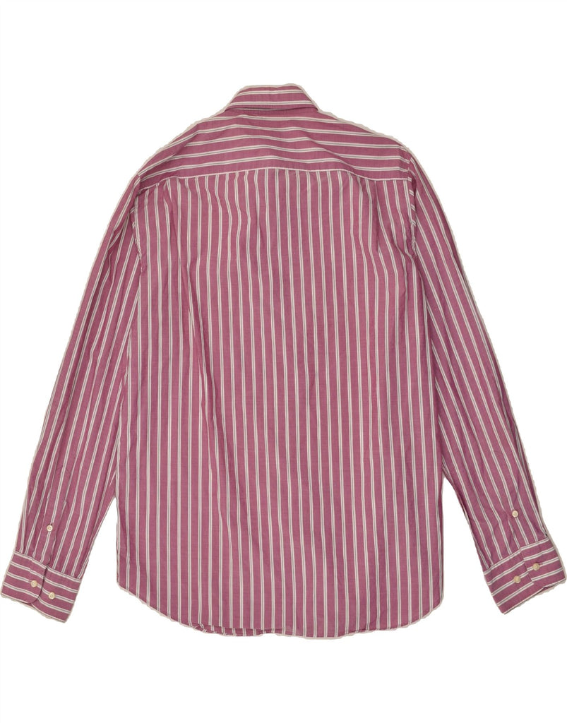 MASSIMO DUTTI Mens Shirt Large Pink Striped Cotton | Vintage Massimo Dutti | Thrift | Second-Hand Massimo Dutti | Used Clothing | Messina Hembry 