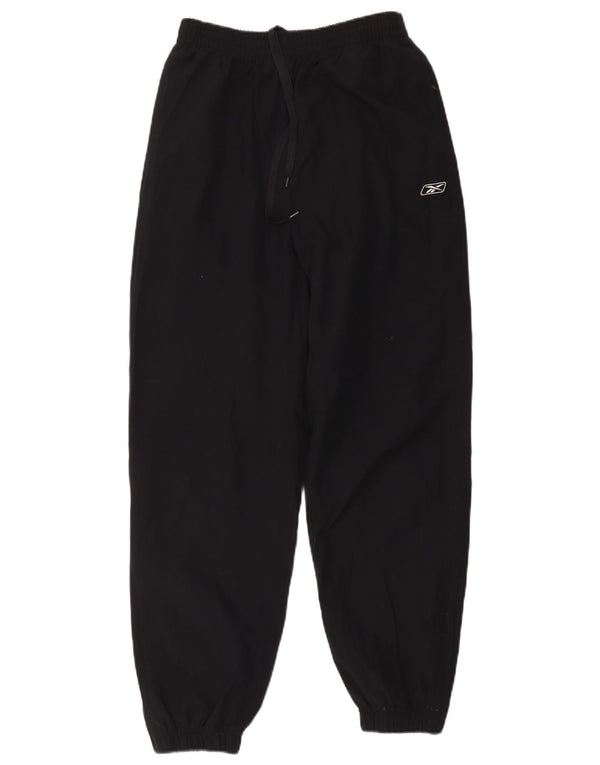 Reebok Mens Tracksuit Trousers Joggers Small Black Polyamide