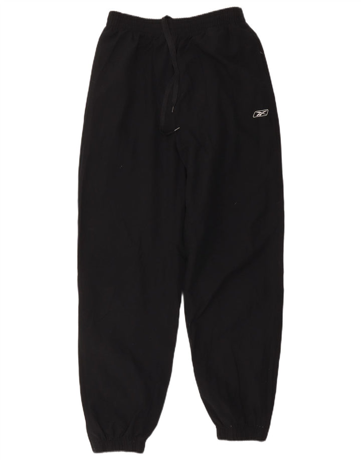 Reebok Mens Tracksuit Trousers Joggers Small Black Polyamide