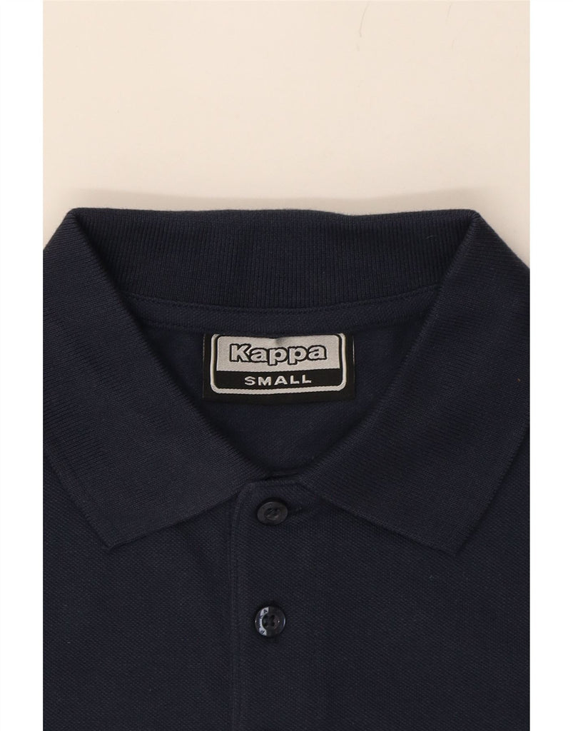 KAPPA Mens Polo Shirt Small Navy Blue Cotton Vintage Kappa and Second-Hand Kappa from Messina Hembry 