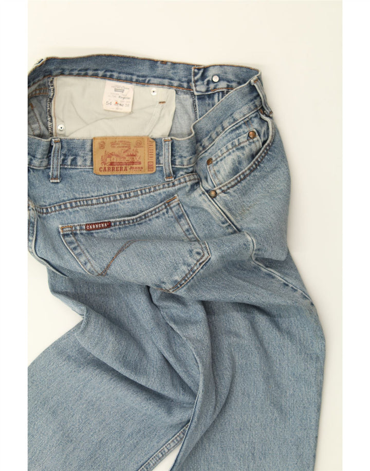 CARRERA Mens 700 Straight Jeans W38 L25 Blue Cotton