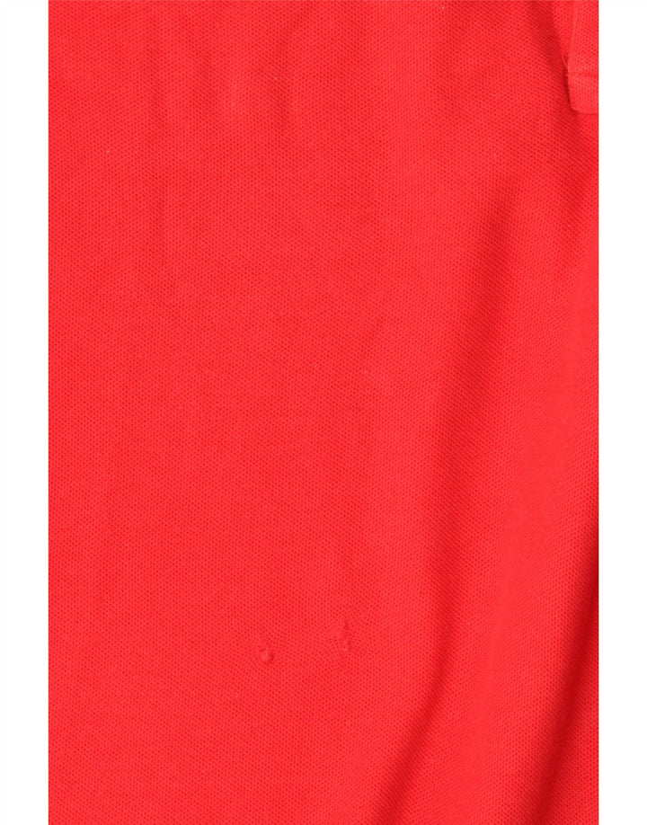 Fila Mens Polo Shirt Large Red Cotton
